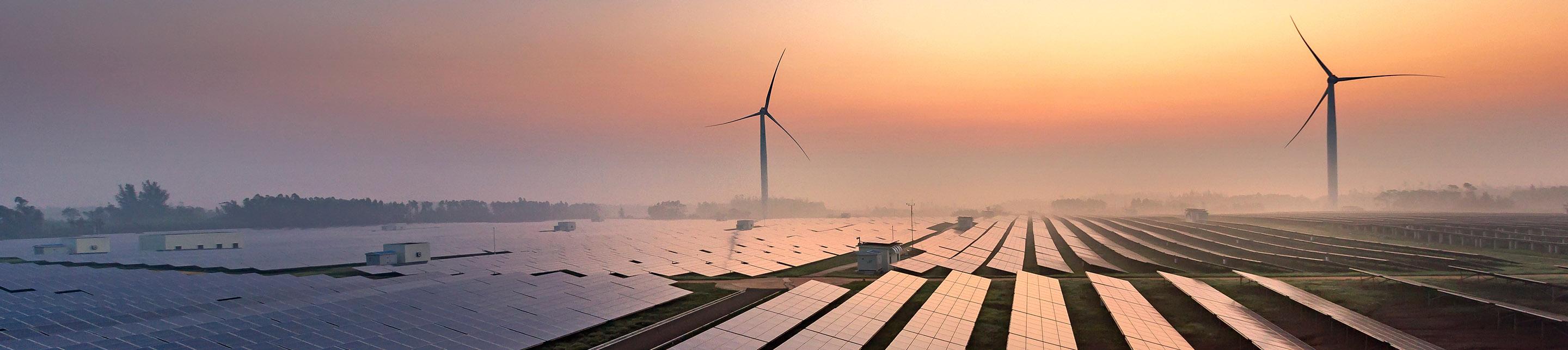 Energy windmills and solar panels