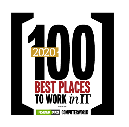 Computerworld Best Places to Work in IT 2020 badge