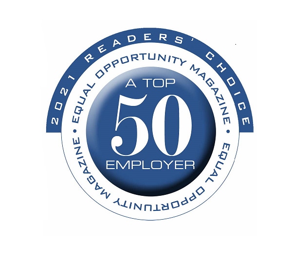 Top 50 Employer of 2021 named by Equal Opportunity Magazine 
