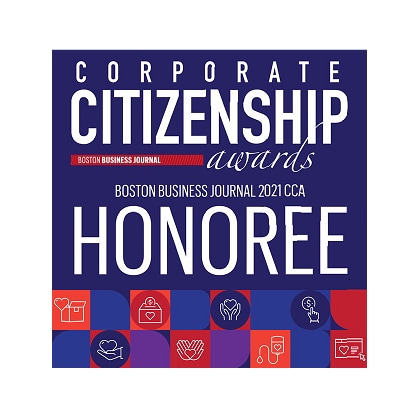 Boston Business Journal 2021 Corporate Citizenship Awards Honoree badge
