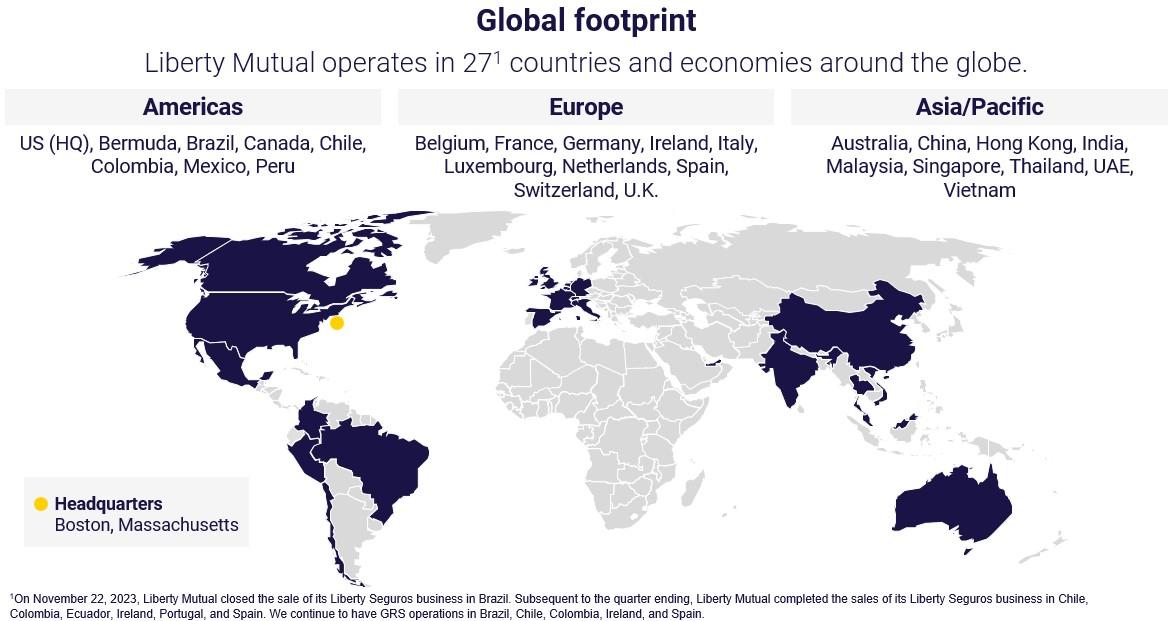 (slide 1 of 3) Global Footprint. 